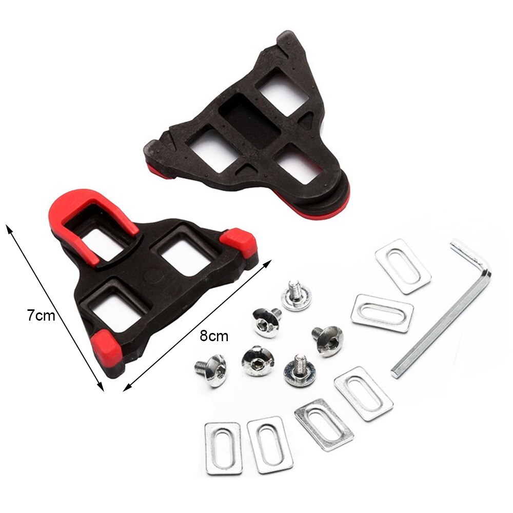 1 Pair Road Bike Shoes Cleats Locking Pedal Splints Cycling Delta Pedals Cleat for Mountain Bikes Riding