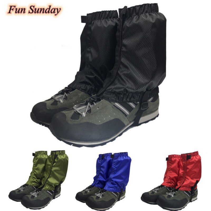 1 Pair Waterproof Outdoor Cycling Shoes Cover Hiking Walking Climbing Hunting Snow Legging Breathable Gaiters ski gaiters