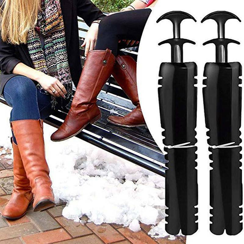 1 Pcs Boots Stand Holder With Handle Womens Boot Shoe Tree Stretcher 29cm/11.42inch Practical Rack Supporter Long Boots Shaper