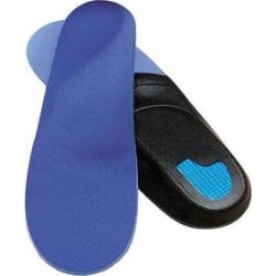 #1 Plantar Fasciitis Relief Arch Support Orthotic Insoles Shoe Inserts For Women| OrthoFeet, 9 / Blue