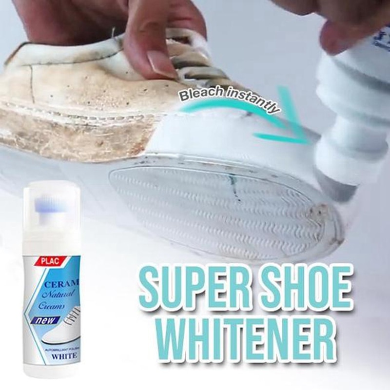 100g White Shoe Cleaner Cleaner Cleaning Magic Shoes Powder Super Yellow Edge Whitening Sneakers Brush