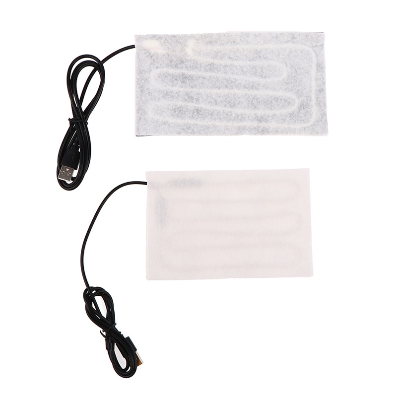 10*15cm 5V USB Pet Warmer Heating Pad Electric Cloth Heater Pad Heating Element For For Cloth Vest Jacket Shoes Socks