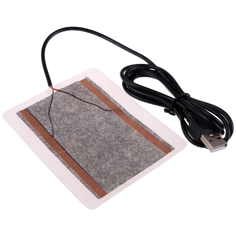 10*4CM Portable USB Warmer Heating Heater Plate Winter Warm For Mouse Pad Shoes Golves Electric Heating Pads
