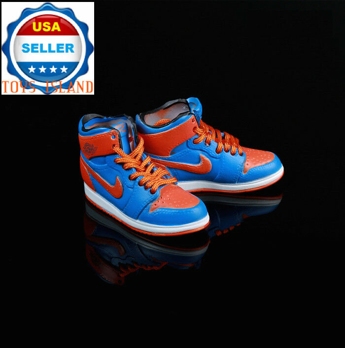 1/6 Nike Air Style Sneakers Shoes Blue For 12" Hot Toys PHICEN Male Figure USA