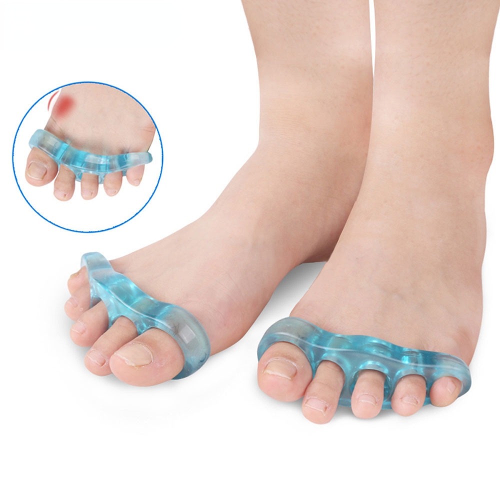 1Pair BYEPAIN Gel Toe Separator & Toe Stretcher for Yoga, Walking and Dancing. Instant Therapeutic Bunion Relief, Toe Alignment