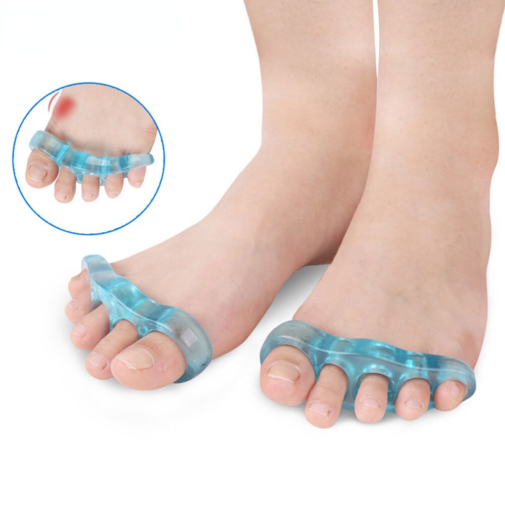 1Pair BYEPAIN Gel Toe Separator & Toe Stretcher for Yoga, Walking and Dancing. Instant Therapeutic Bunion Relief, Toe Alignment