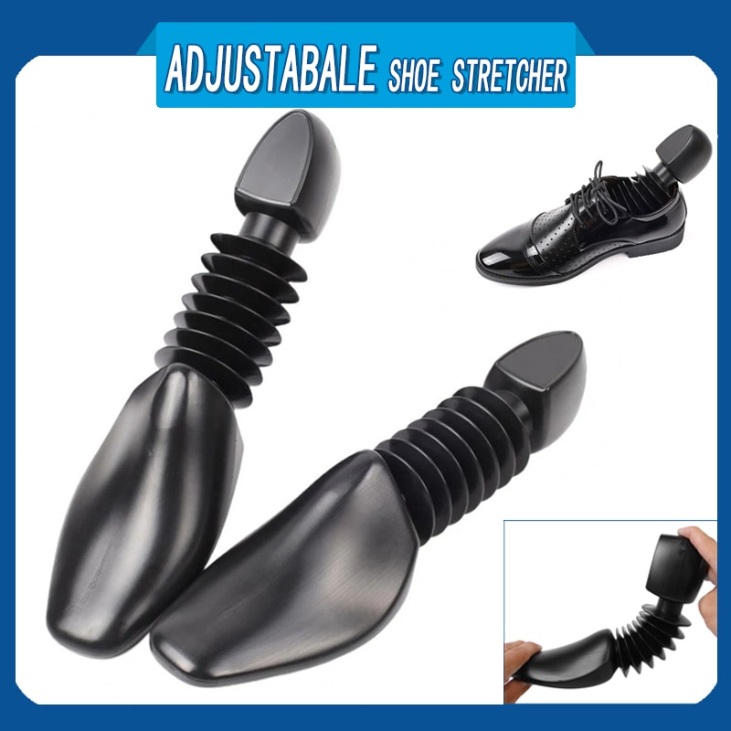 1Pair Telescopic Shoe Stretcher Shaper Last Mould Adjustable Plastic Holder Shoe Tree Support Bottes High Heels Boot Stretcher