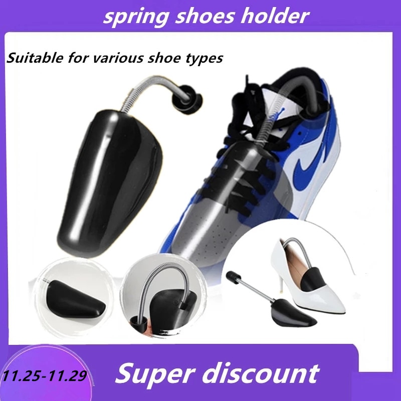 1pair Women Expander Stretcher Portable Spring Boots Practical Adjustable Fixed Support Shoe Trees Holder Durable Shapers