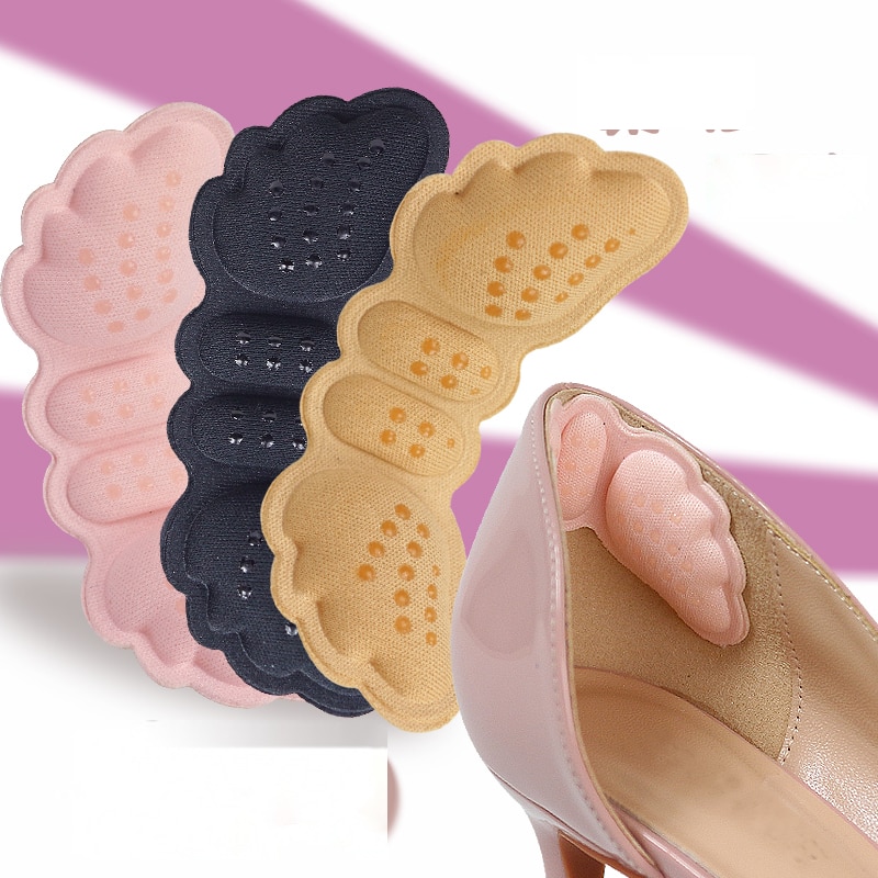 1Pair Women Insoles for Shoes High Heels Adjust Size Adhesive Heel Liner Grips Protector Pain Relief Foot Shoe Accessories