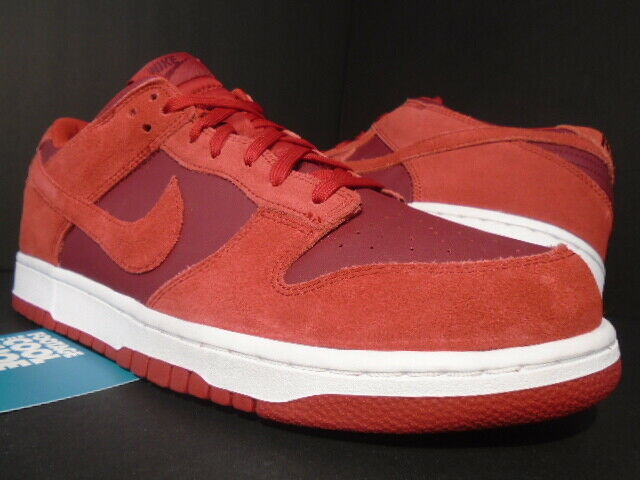 2017 NIKE SB DUNK LOW EUROPE GYM TEAM RED OFF WHITE SUPREME 904234-601 NEW 12