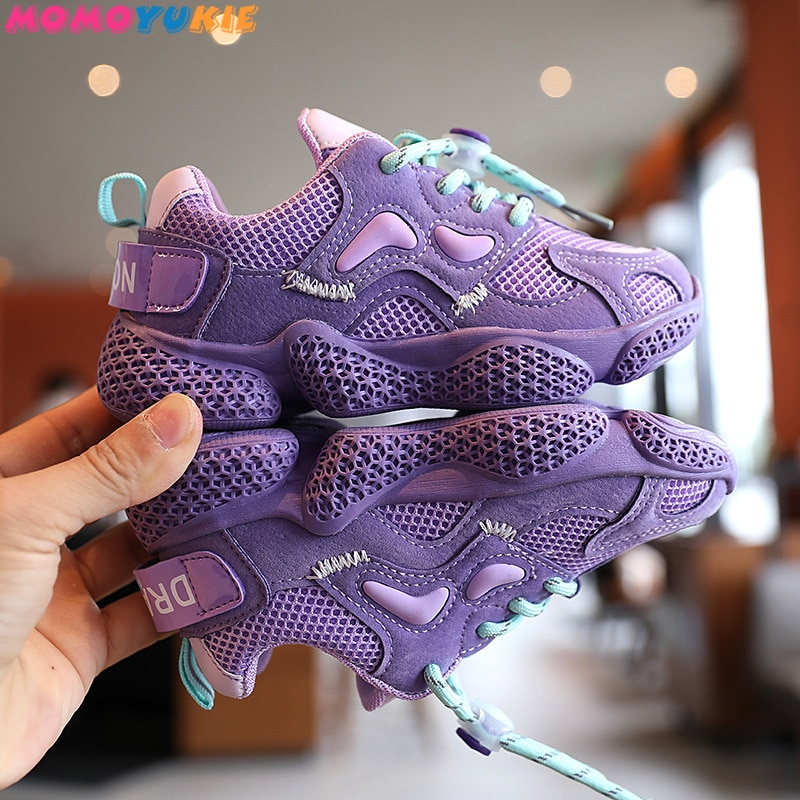 2020 Autumn New Kids Sports Shoes Air Mesh Breathable Children Casual Running Sneakers Soft Shoes for Boys Girls Shoes Kids