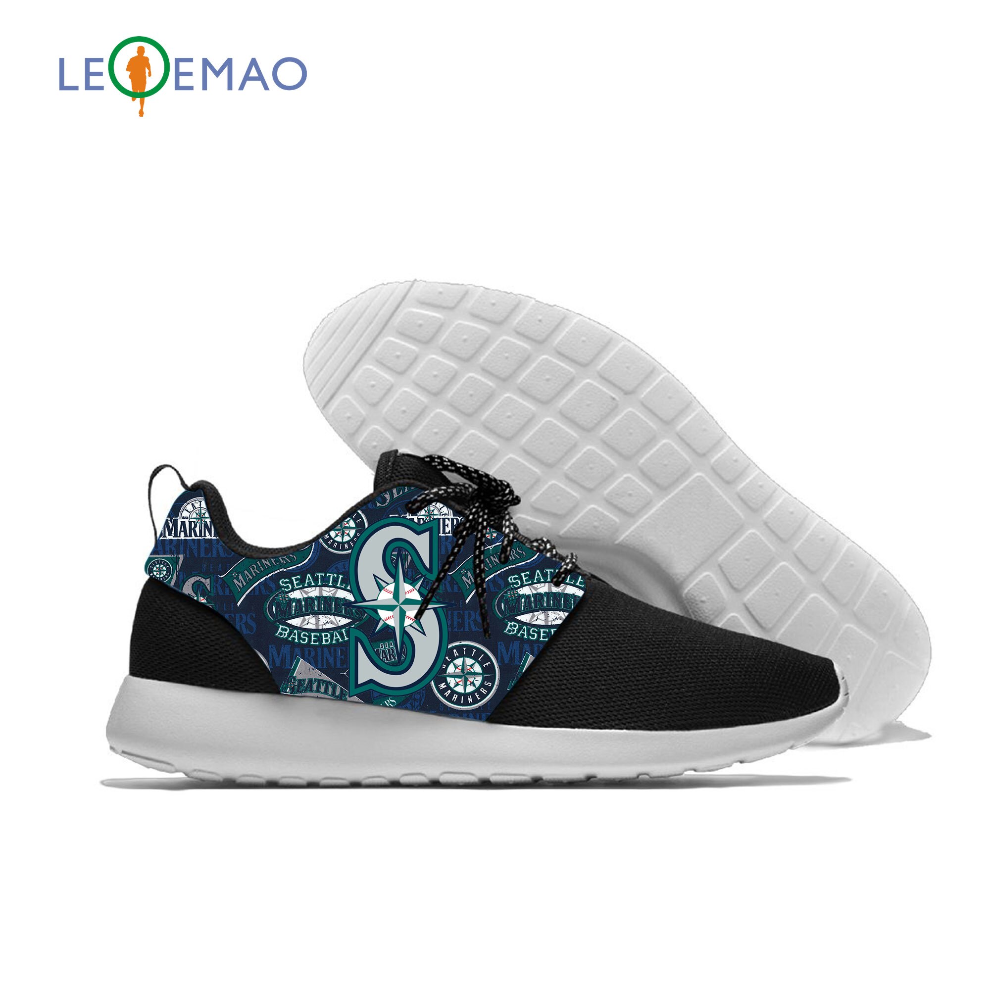 2020 New Arrival Women Men Professional Mariners Iamges Baseball Teams Breathable Casual Shoes Seattle Lightweight Shoes