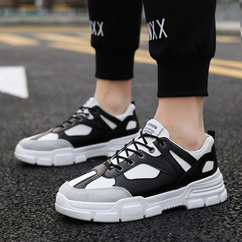 2020 New Autumn Fashion Men Shoes Thick-Soled Increased Non-Slip Casual Sports Shoes Fashion Old Shoes Port Fashion Shoes Men