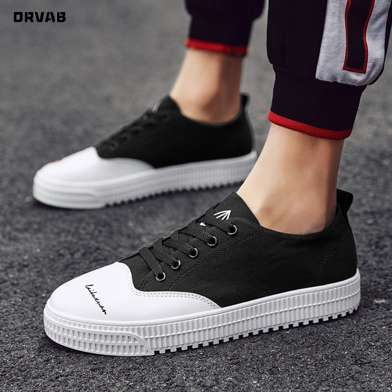 2020 New Men Casual Shoes Fashion Black Yellow Blue Canvas Shoes Youth Male Low-top Sneakers Breathable Summer Mens Loafers