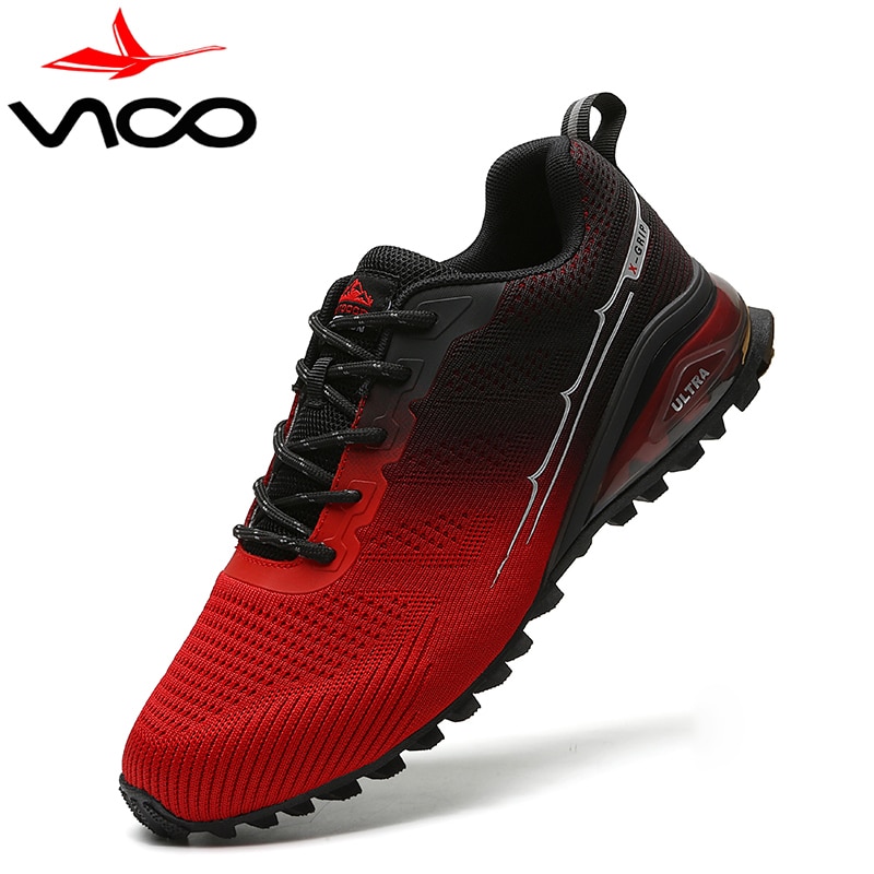 2021 Men Big Size 41-50 Trail Running Sneakers Outdoor Athletic Anti-Skid Breathable Walking Jogging Road Running Tennis Shoes