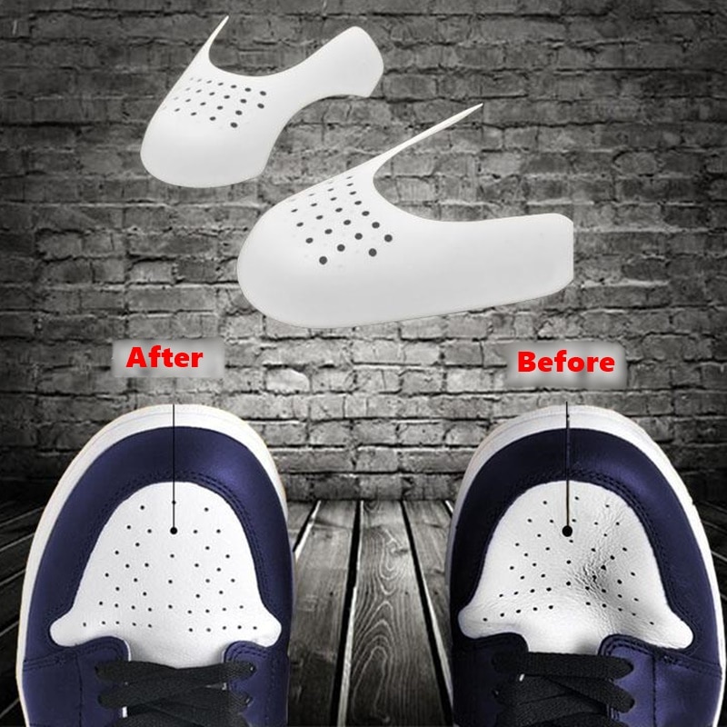 2021 New Shoe Care Sneaker Anti Crease Toe Caps Protector Stretcher Expander Shaper Support Pad Shoes Accessories