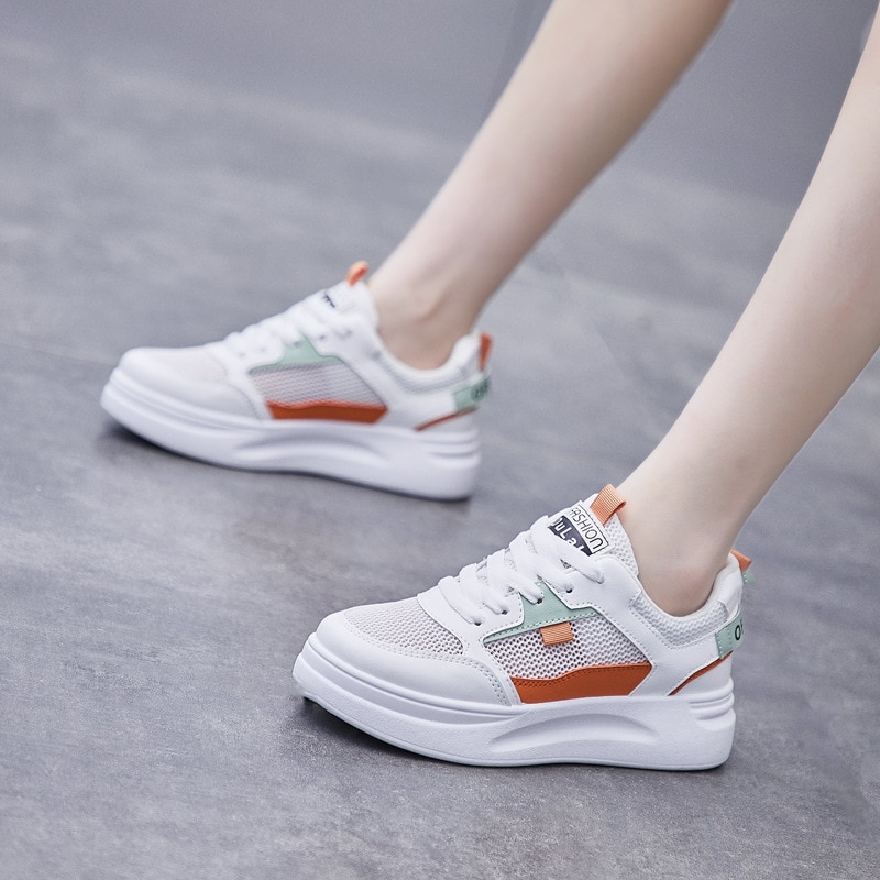 2021 Womens Shoes Sneakers Solid Color Casual Walking Sports Female Lady Running Shoes Shoes for Women Sneakers Vans