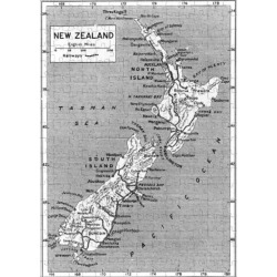 252 Piece Puzzle. Maps/New Zealand