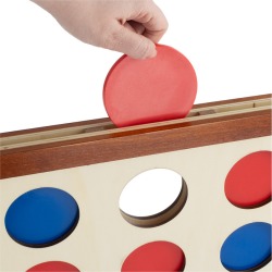 4-In-A-Row--Giant Classic Wooden Lawn Game