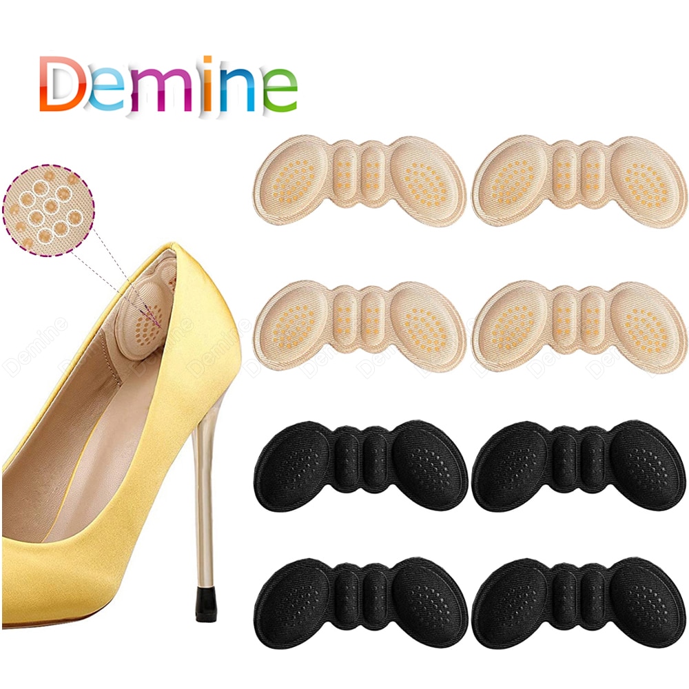 4 Pairs High Heel Insoles for Women Shoes Adjust Size Heel Liner Grips Protector Sticker Shoe Heel Insert Foot Care Cushion Pad