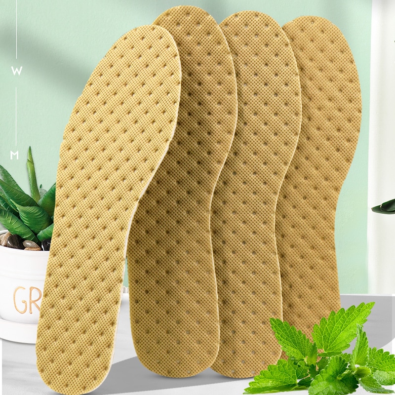 5 Pairs Deodorant Insoles Light Weight Shoes Pad Absorb-Sweat Breathable Bamboo Charcoal thin Sports Insoles Men Women