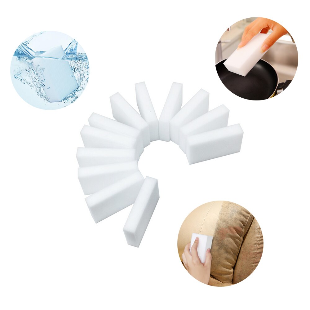 50PCS Sponge Wipe Magic Wipe Powerful Cleaning Wipe Decontamination Sponge Wipe 100*60*20mm For Home Shoe And Window