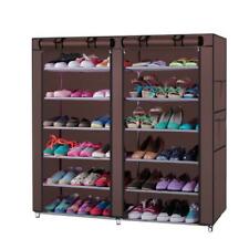 6 Tier Shoe Rack Shoe Shelf Storage Closet Organizer Cabinet with Cover