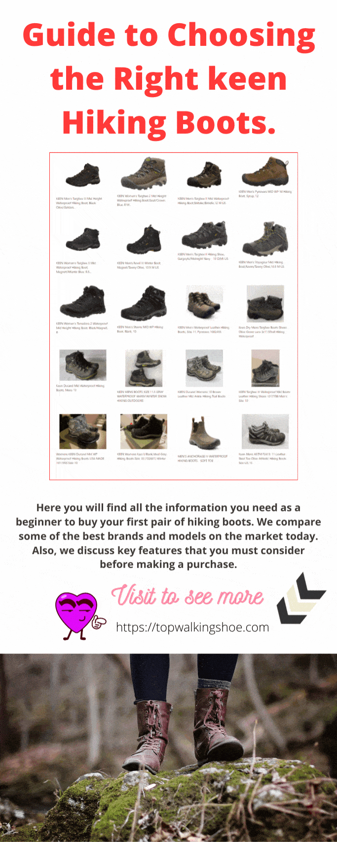 Choosing the Right keen Hiking Boots.