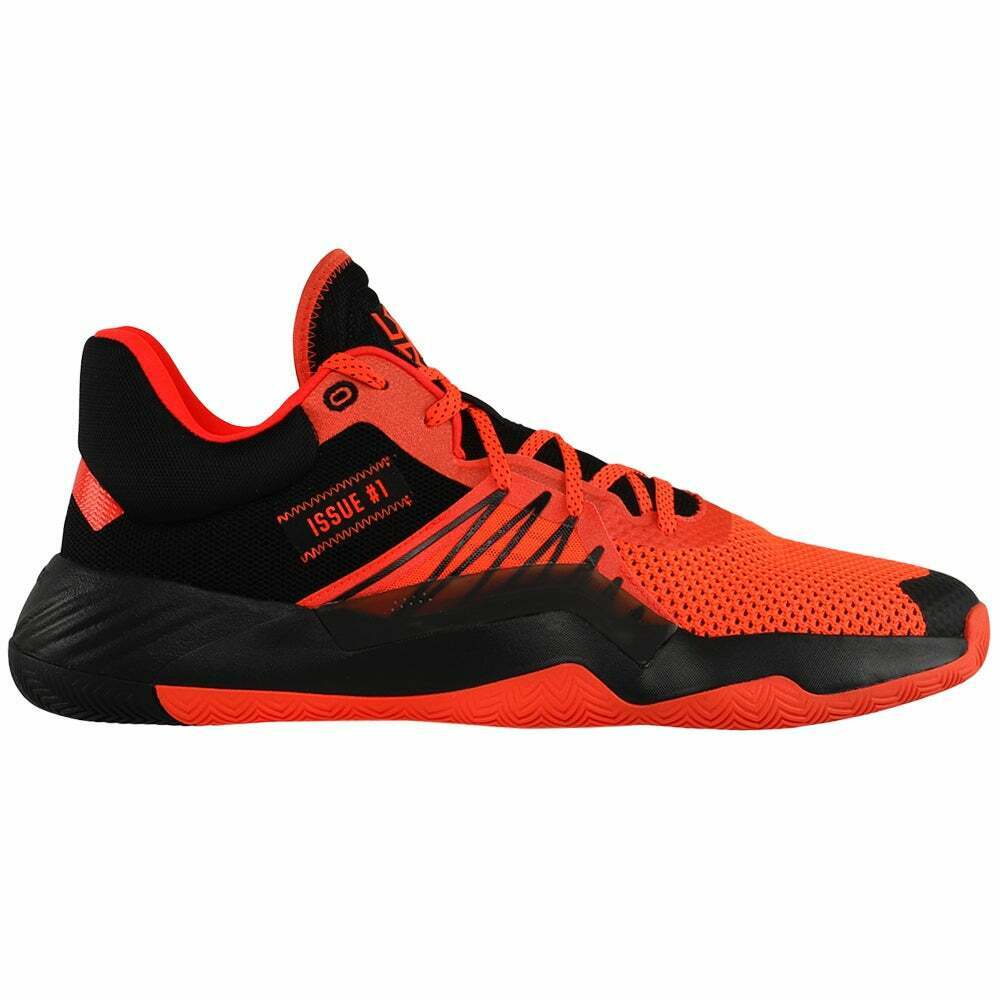 adidas As Don-1 Z Mens Basketball Sneakers Shoes Casual - Black,Red - Size
