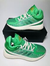 Adidas Christmas Mens D Rose 11 Basketball Shoes Green/Gold/White NEW FZ0849