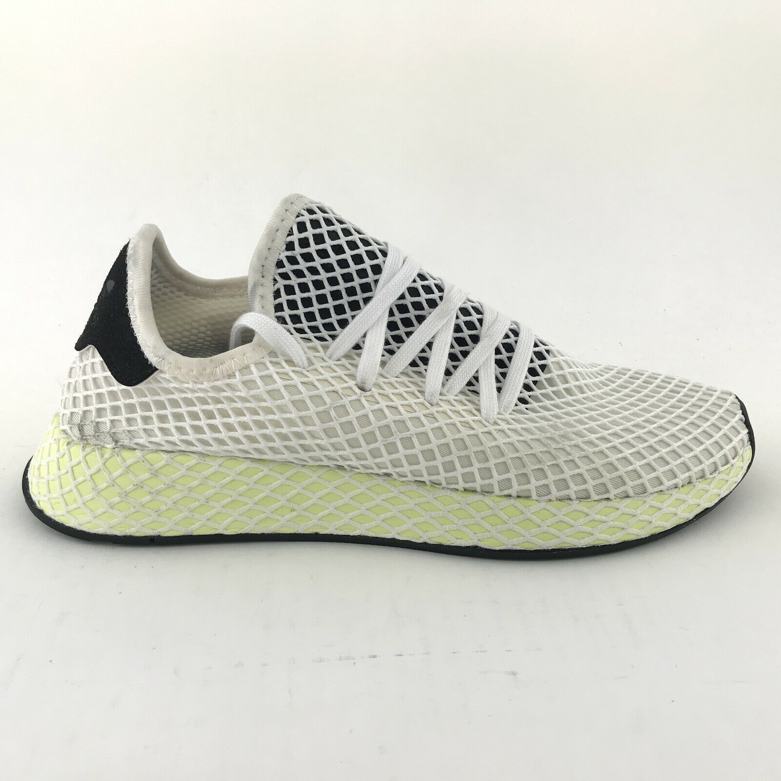 Adidas Deerupt Runner CQ2629 Mens Size 8.5 White Sneakers Shoes