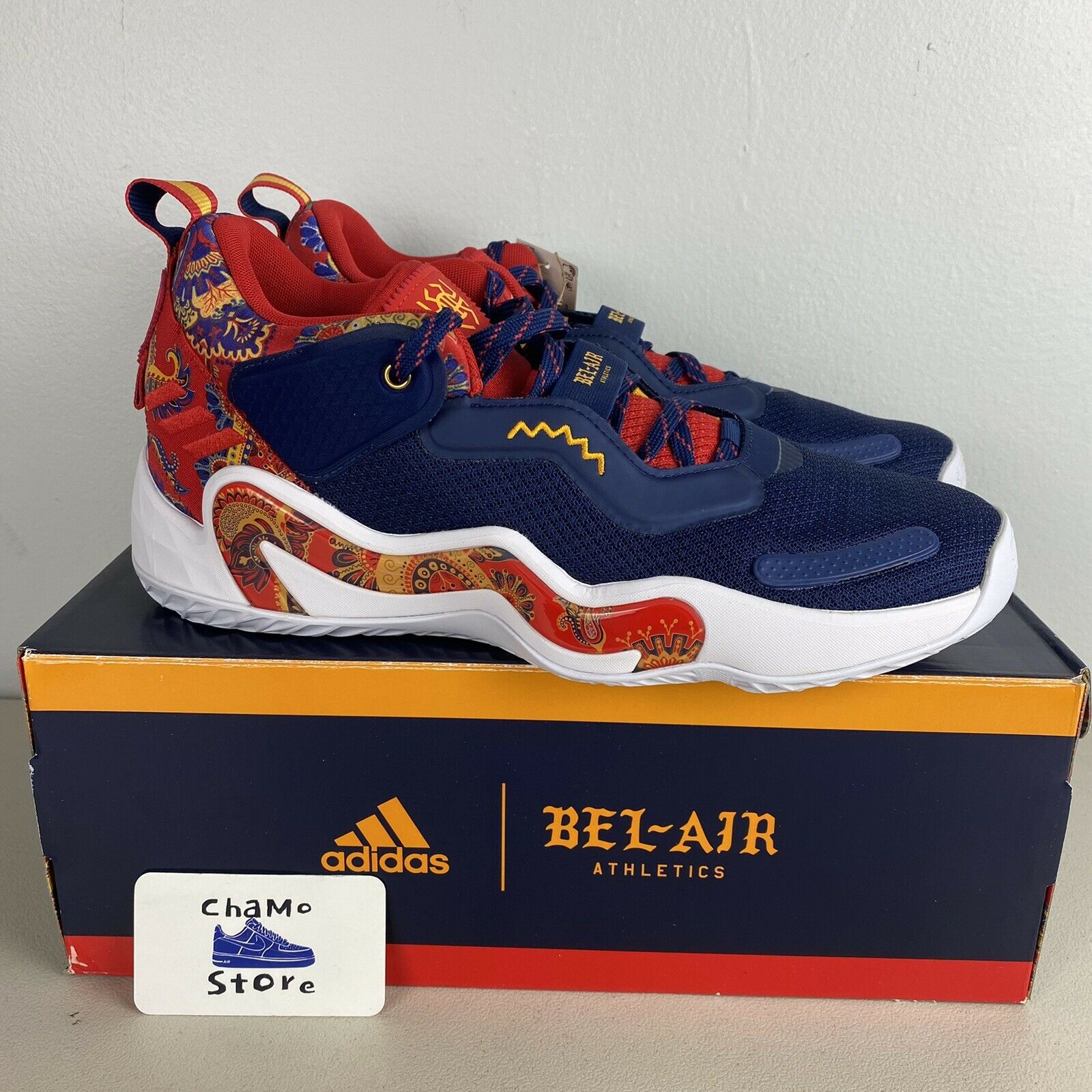 Adidas D.O.N. Issue 3 x Bel Air Athletics Mens Sz 12 Basketball Shoes H68047