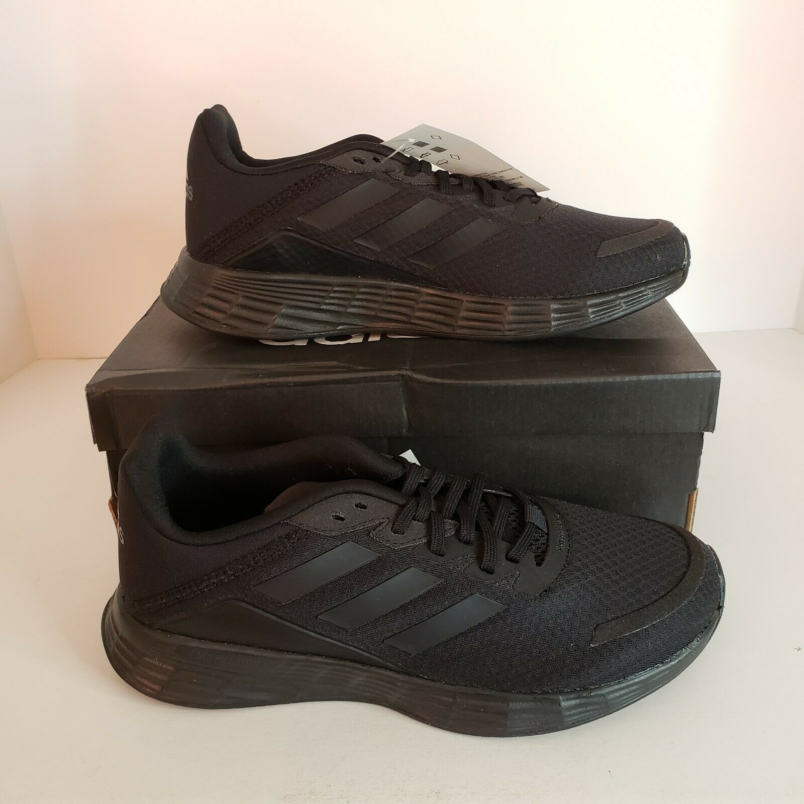 Adidas Duramo SL K Black Running Shoes Youth Boys Size 5.5 US New w/Box