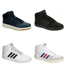 Adidas Hoops 2.0 Men’s Mid High Top Basketball Sneakers Shoes