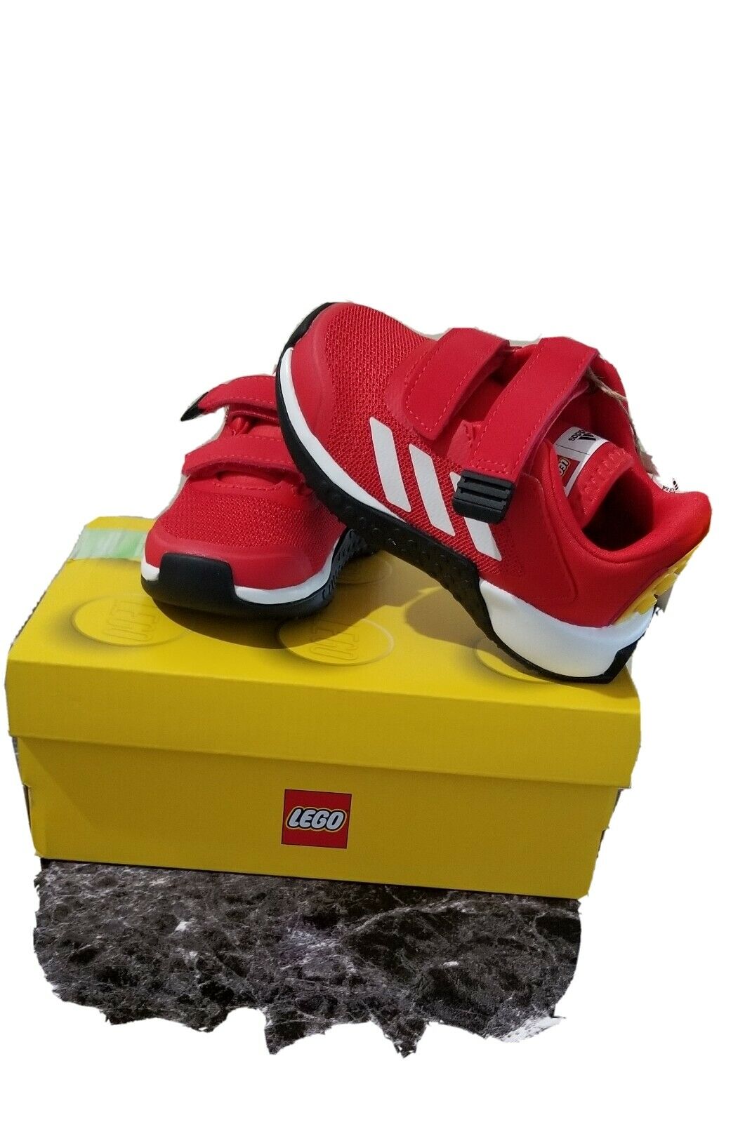 Adidas LEGO Explorer CF I Red Color Kids Running Shoes -FX2877 limited Edition 6