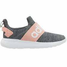 adidas Lite Racer Slip On - Kids Girls Sneakers Shoes Casual - Grey - Size