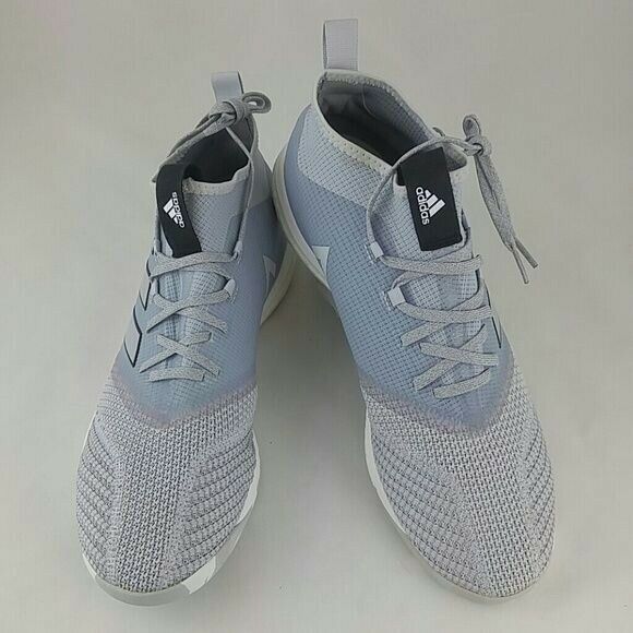 adidas men's ACE Tango 17.1 TR In-Door Soccer Shoes, Grey, SZ 13, BY1991