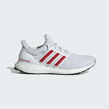 Adidas Men's Ultraboost 4.0 DNA Shoes NEW AUTHENTIC White/Scarlet/Black FY9336