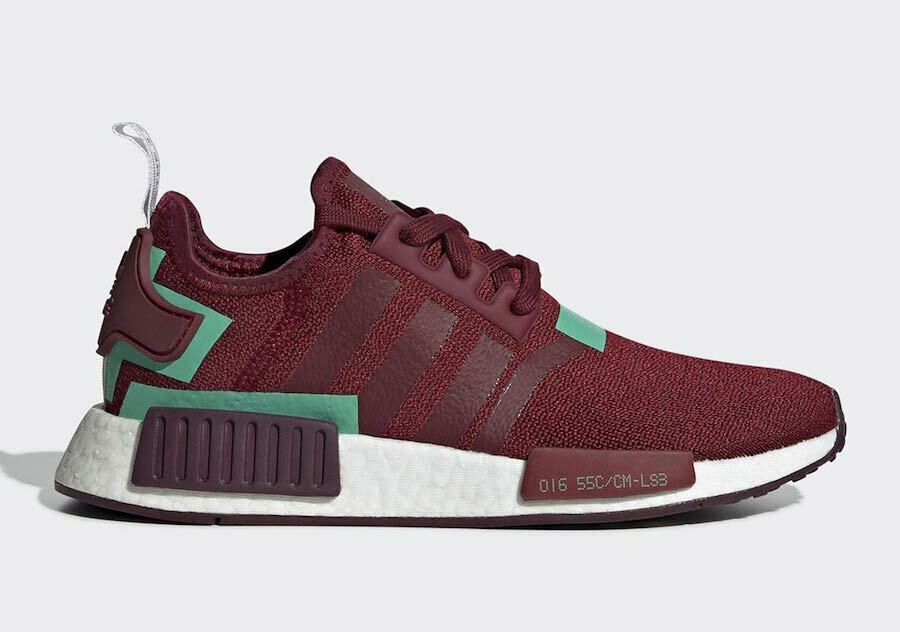 Adidas NMD R1 Women's Running Shoes (Size 6.5) Burgundy BD8007