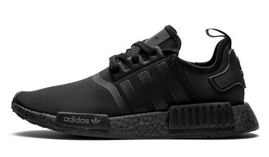ADIDAS NMD_R1 J BLACK OUT PACK ATHLETIC RUNNING SHOES 6Y = Size 7 WOMENS FX8777