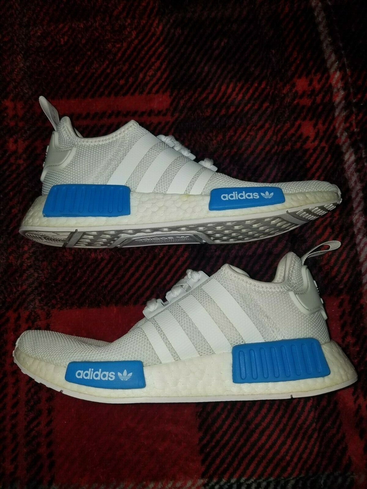 adidas Nmd_R1 Lace Up Youth Size 5 Sneakers Shoes Casual - White