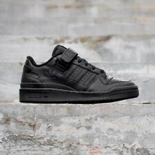 Adidas Originals Forum Low Men Athletic Sneaker Black Trainer Leather Shoe #766