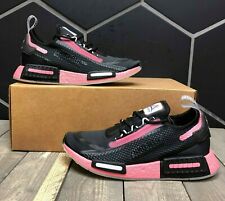 Adidas Originals NMD_R1 SPECTOO FZ3207 Black Rose Women's Casual Running Shoes
