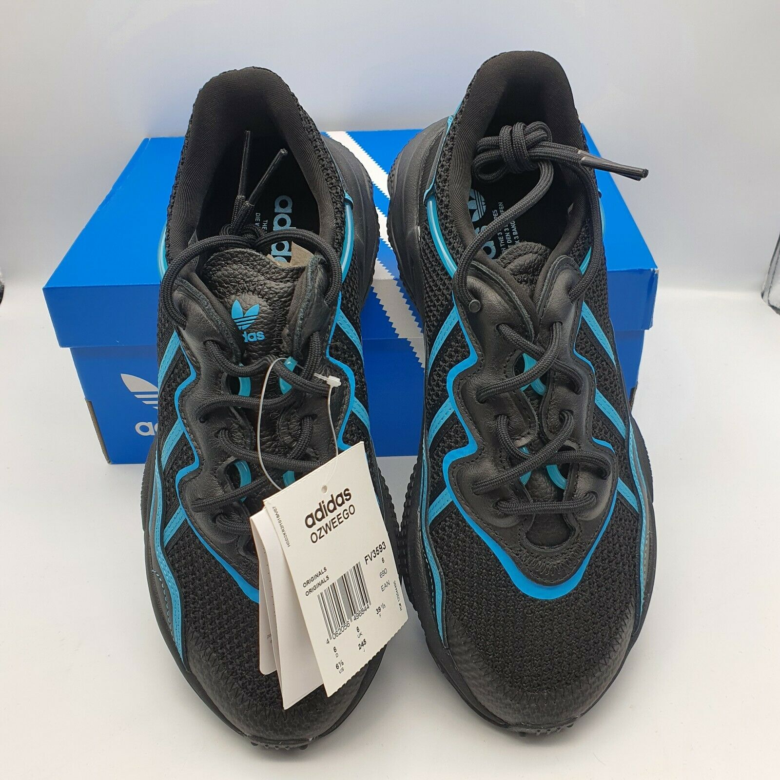 Adidas Originals Ozweego Men's Running Shoes FV3593 US-6.5 Black Friday Deals!!