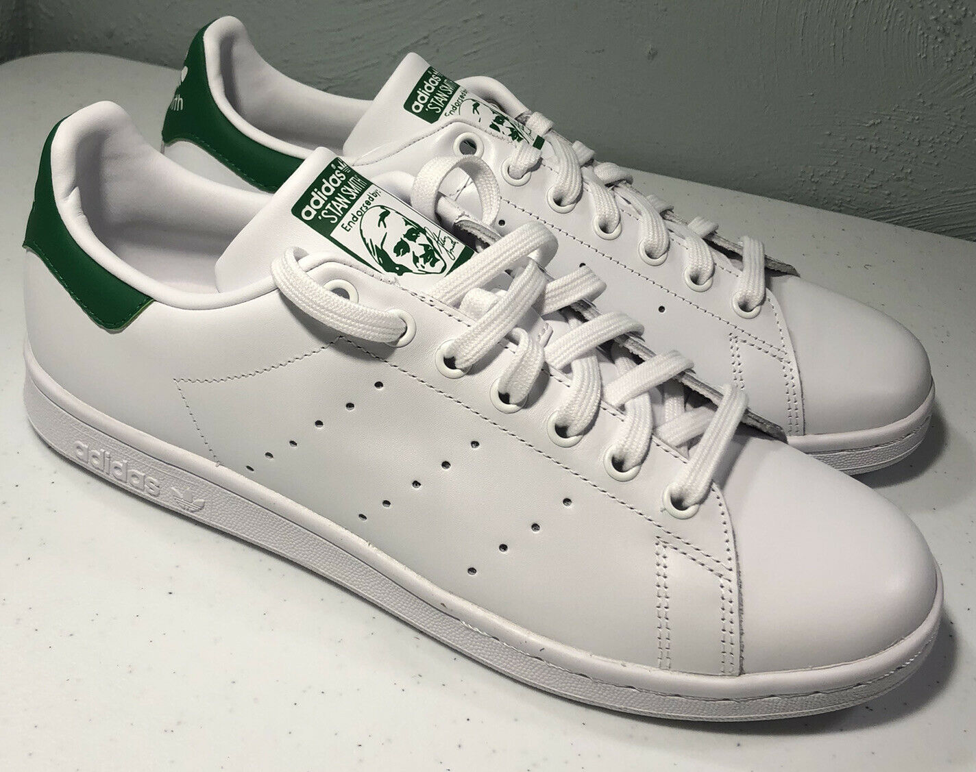 Adidas Originals Shoes Stan Smith White Fairway Green Sneakers US 9.5 / M20324