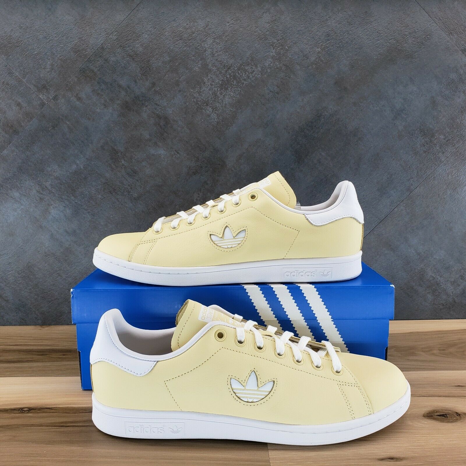 Adidas Originals Stan Smith 'Easy Yellow' Shoes/Sneakers - Mens Size 10 (BD7438)