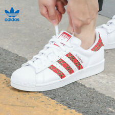 Adidas Originals Superstar Lifestyle Women's Shoes FU7446 White/Red Authentic