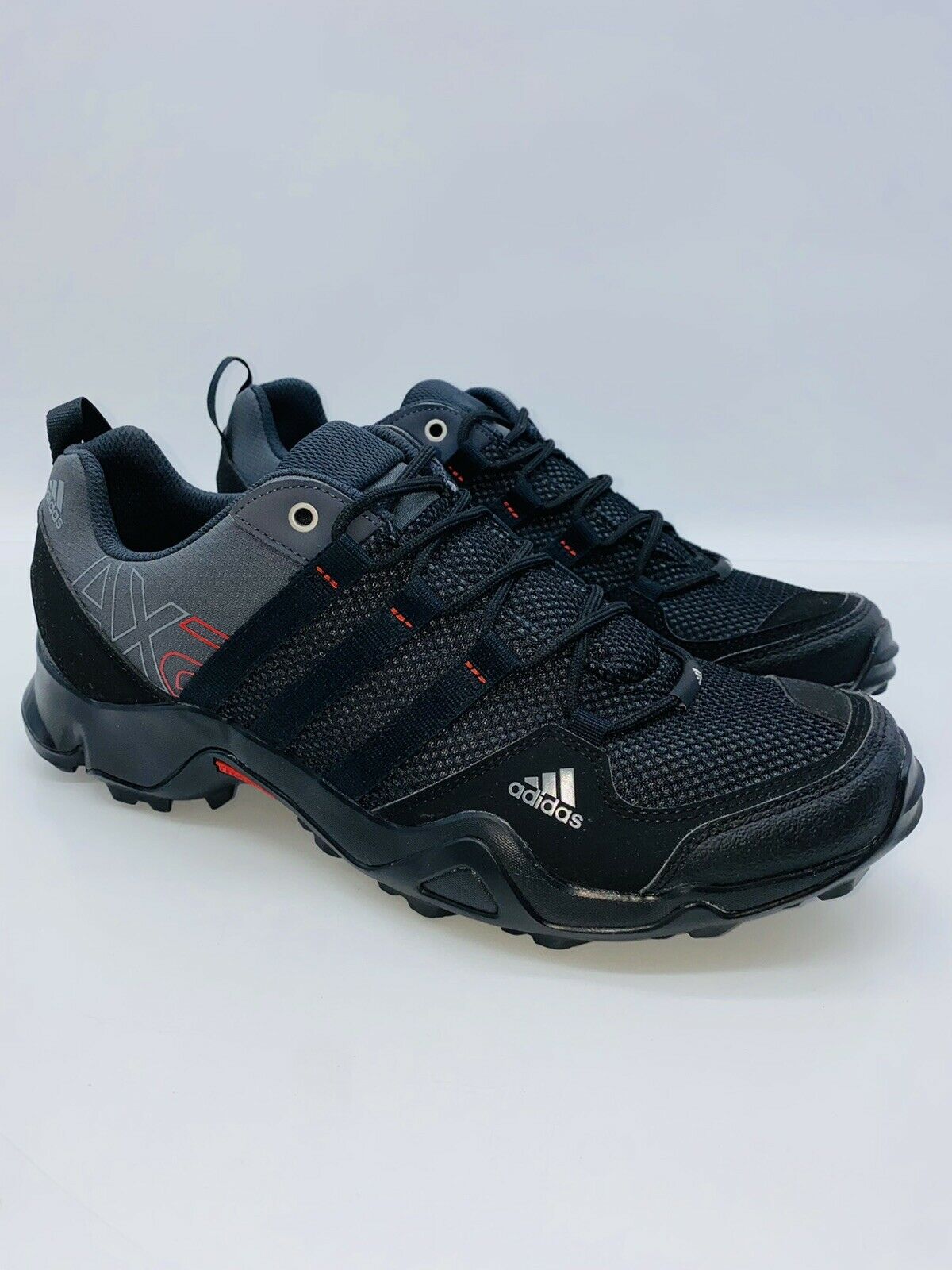 adidas outdoor Men Terrex AX2 Trail Shoe Dark Shale/Black/Light Scarlet US 10.5