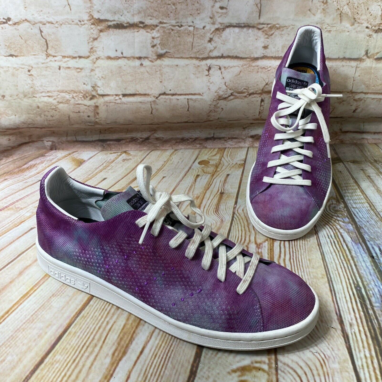 Adidas Pharrell Williams Hu Holi Men's Size 9.5 Purple Sneakers Shoes Athletic