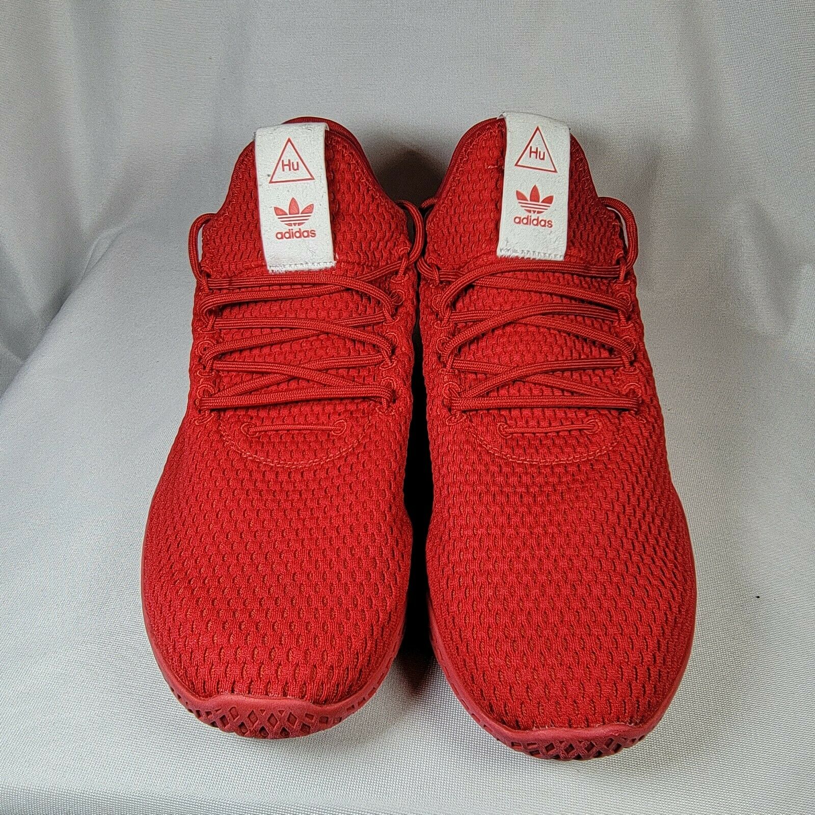 Adidas Pharrell Williams Hu Tennis Shoes 10.5 Scarlet Very Clean
